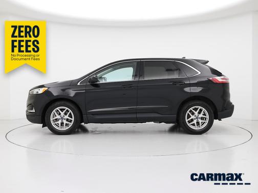 Black 2021 Ford Edge SEL
