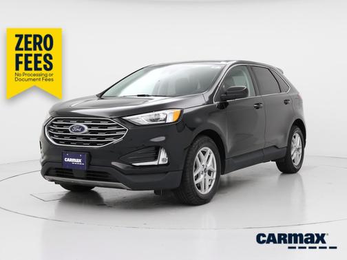 Black 2021 Ford Edge SEL