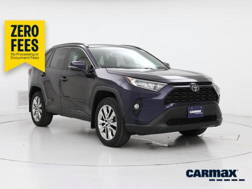 Blue 2020 Toyota RAV4 XLE