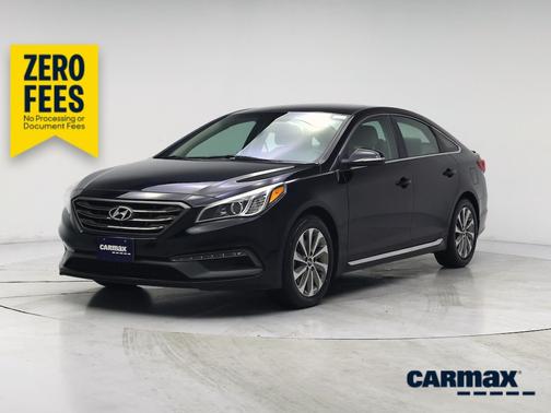 Black 2015 Hyundai SONATA Sport