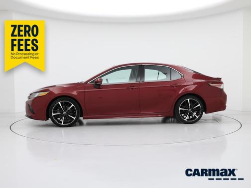 Red 2018 Toyota Camry XSE