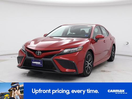 Red 2021 Toyota Camry SE