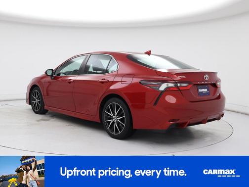 Red 2021 Toyota Camry SE