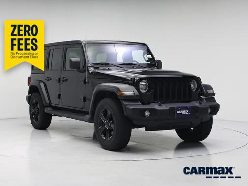 Black 2022 Jeep Wrangler Unlimited Sport Altitude