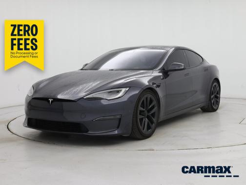 Gray 2022 Tesla Model S Plaid