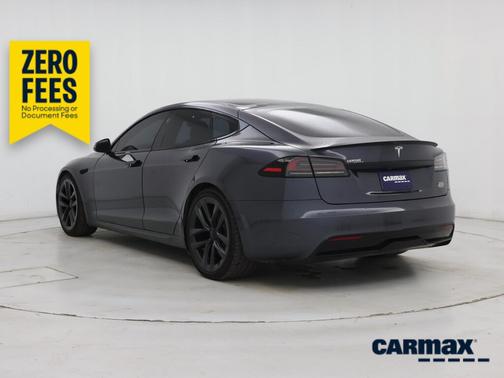 Gray 2022 Tesla Model S Plaid