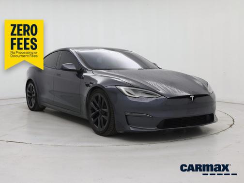 Gray 2022 Tesla Model S Plaid