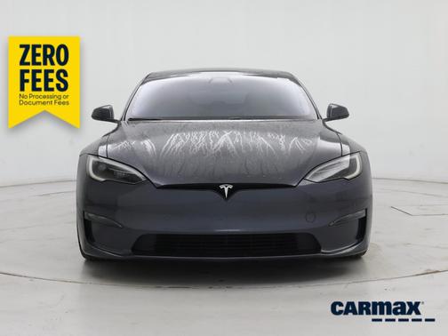 Gray 2022 Tesla Model S Plaid