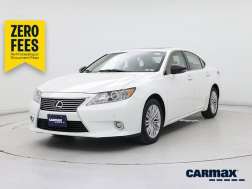 White 2015 Lexus ES 350