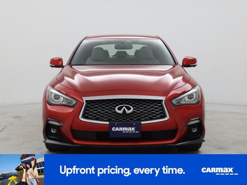 Red 2021 INFINITI Q50 Sensory
