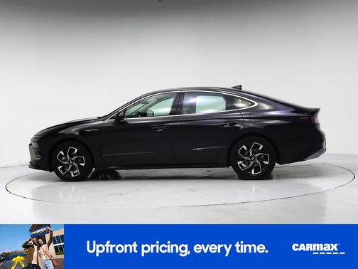 Black 2025 Hyundai SONATA SEL