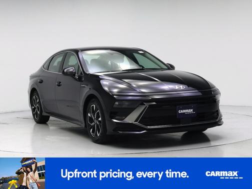 Black 2025 Hyundai SONATA SEL