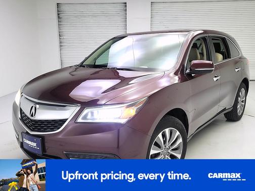 Burgundy 2015 Acura MDX