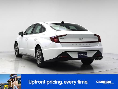 White 2021 Hyundai SONATA SEL