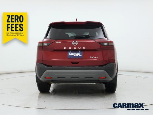 Red 2023 Nissan Rogue SV