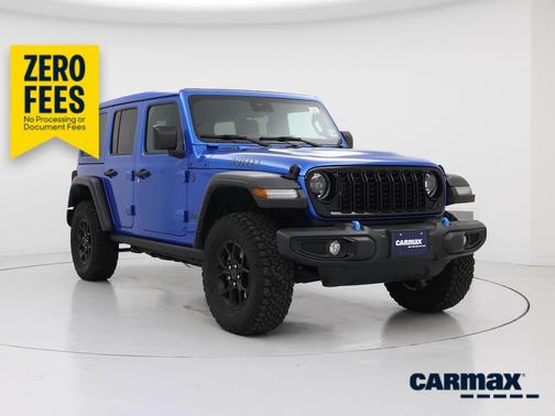 Blue 2024 Jeep Wrangler 4xe Willy's