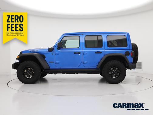Blue 2024 Jeep Wrangler 4xe Willy's