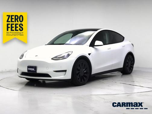 White 2021 Tesla Model Y Performance