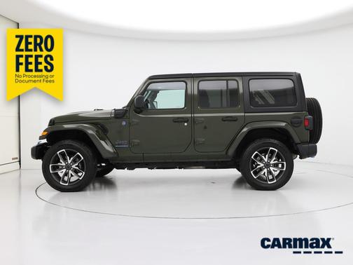 Green 2024 Jeep Wrangler 4xe Sport S