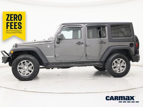 Gray 2017 Jeep Wrangler Unlimited Rubicon