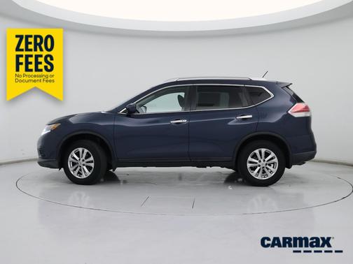 Blue 2016 Nissan Rogue SV