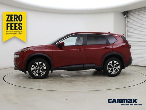 Red 2023 Nissan Rogue SV