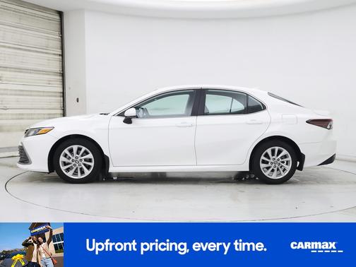 White 2021 Toyota Camry LE