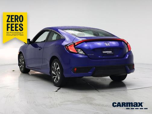 Blue 2017 Honda Civic LX-P