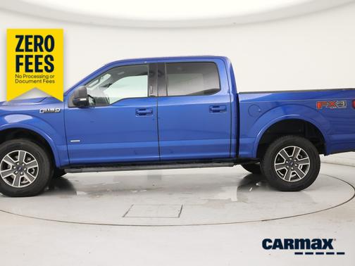 Blue 2017 Ford F-150 XLT