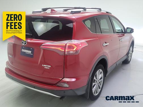 Red 2016 Toyota RAV4 Limited