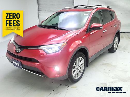 Red 2016 Toyota RAV4 Limited
