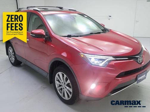 Red 2016 Toyota RAV4 Limited