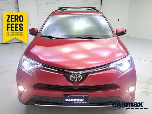 Red 2016 Toyota RAV4 Limited