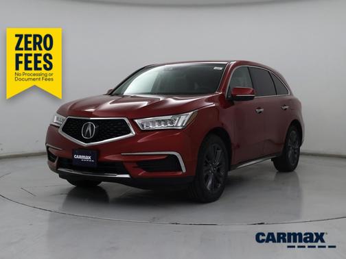Red 2020 Acura MDX SH-AWD Technology