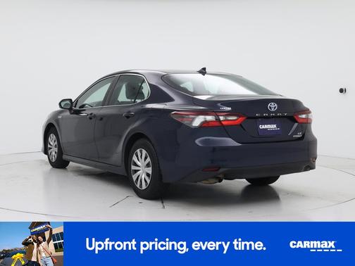 Blue 2021 Toyota Camry Hybrid LE