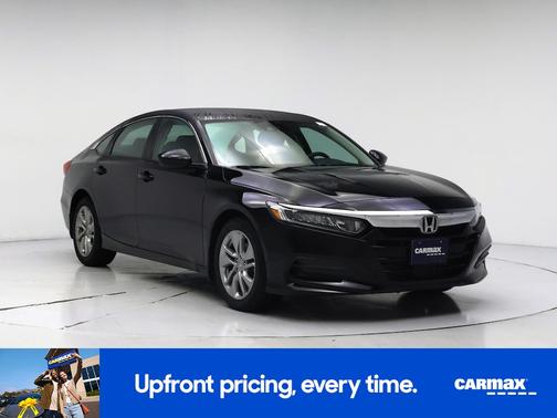 Black 2018 Honda Accord LX