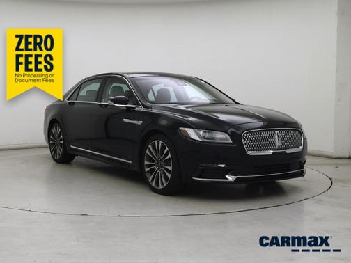 Black 2018 Lincoln Continental Reserve