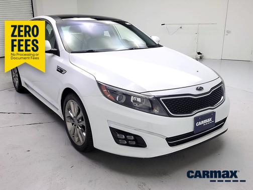 White 2015 Kia Optima SXL