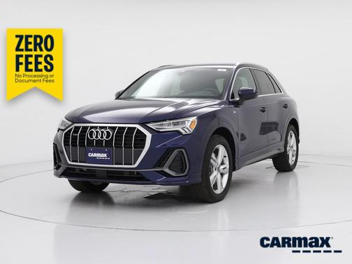 Blue 2023 Audi Q3 S-Line Premium
