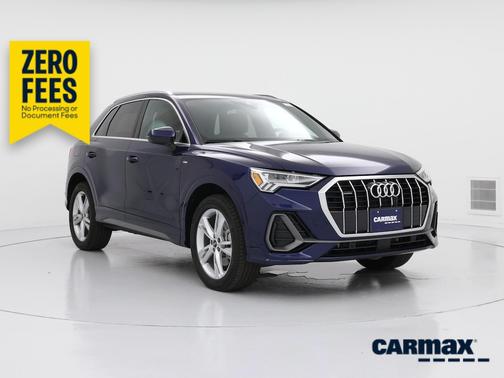 Blue 2023 Audi Q3 S-Line Premium