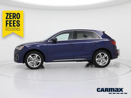 Blue 2023 Audi Q3 S-Line Premium