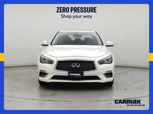 White 2022 INFINITI Q50 Luxe