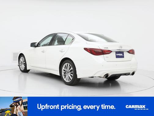 White 2021 INFINITI Q50 Luxe