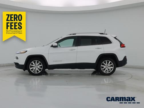 White 2016 Jeep Cherokee Limited