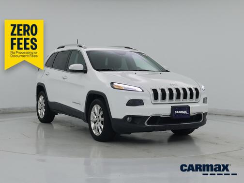 White 2016 Jeep Cherokee Limited