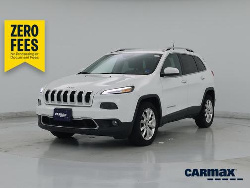 White 2016 Jeep Cherokee Limited