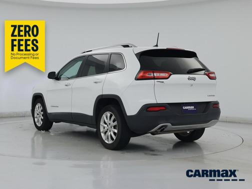 White 2016 Jeep Cherokee Limited