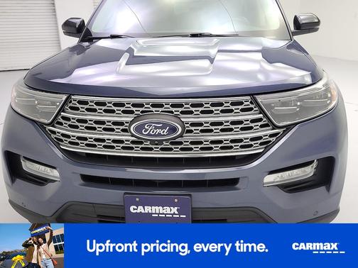 Blue 2021 Ford Explorer Limited