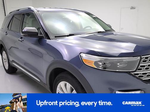 Blue 2021 Ford Explorer Limited