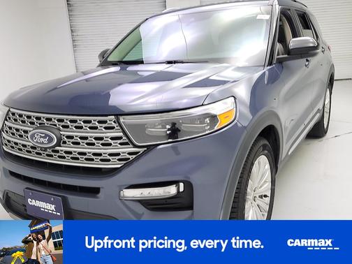 Blue 2021 Ford Explorer Limited